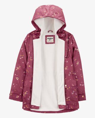 Product image 2 of Kid Dragonfly Print Fleece-Lined Midweight Jacket
