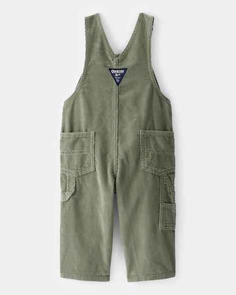 Product image 2 of Baby Neutral Solid Corduroy Overalls - Green