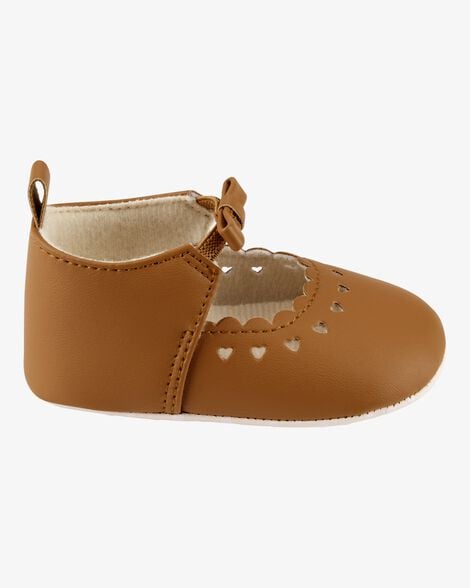  Product image 2 of Baby Slip-On Scalloped Heart Crib Shoes