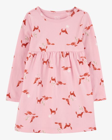  Product image 1 of Toddler Fox Jersey Dress