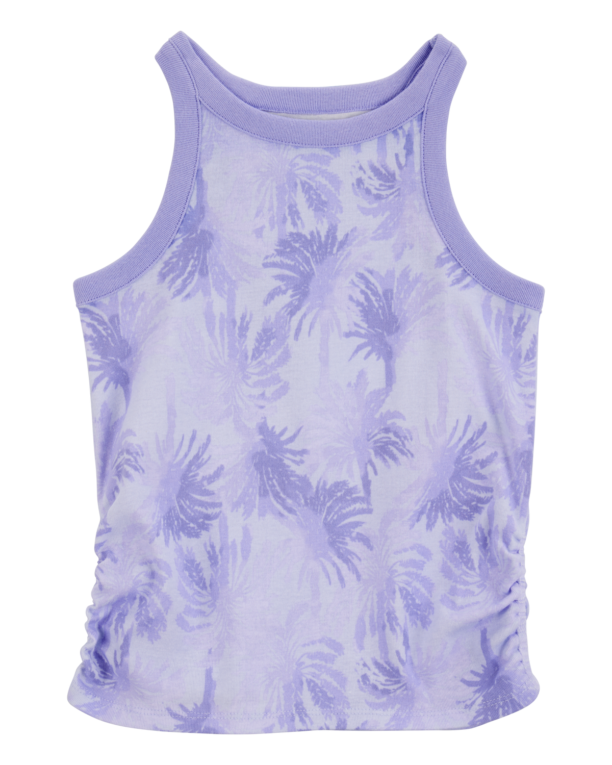 Kid Tropical Print Ribbed Tank Top - Purple - OshKosh | Carter's