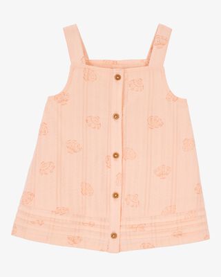 Product image 1 of Toddler Seashell Cotton Tank - Coral