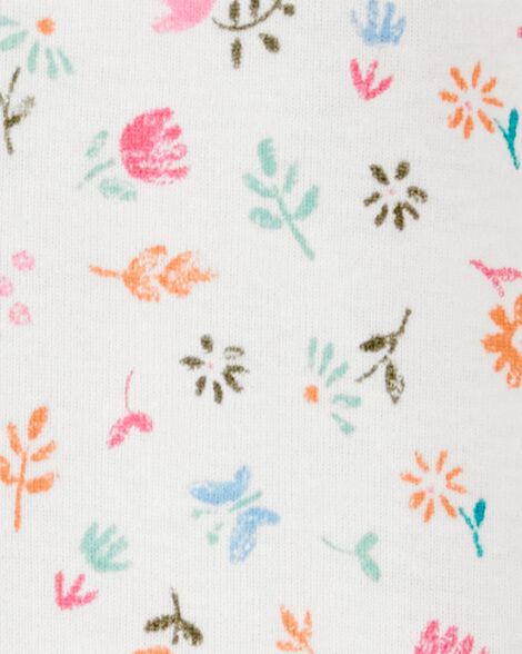  Product image 2 of Baby Floral Print Snug Fit Cotton Footless 1-Piece Pajamas