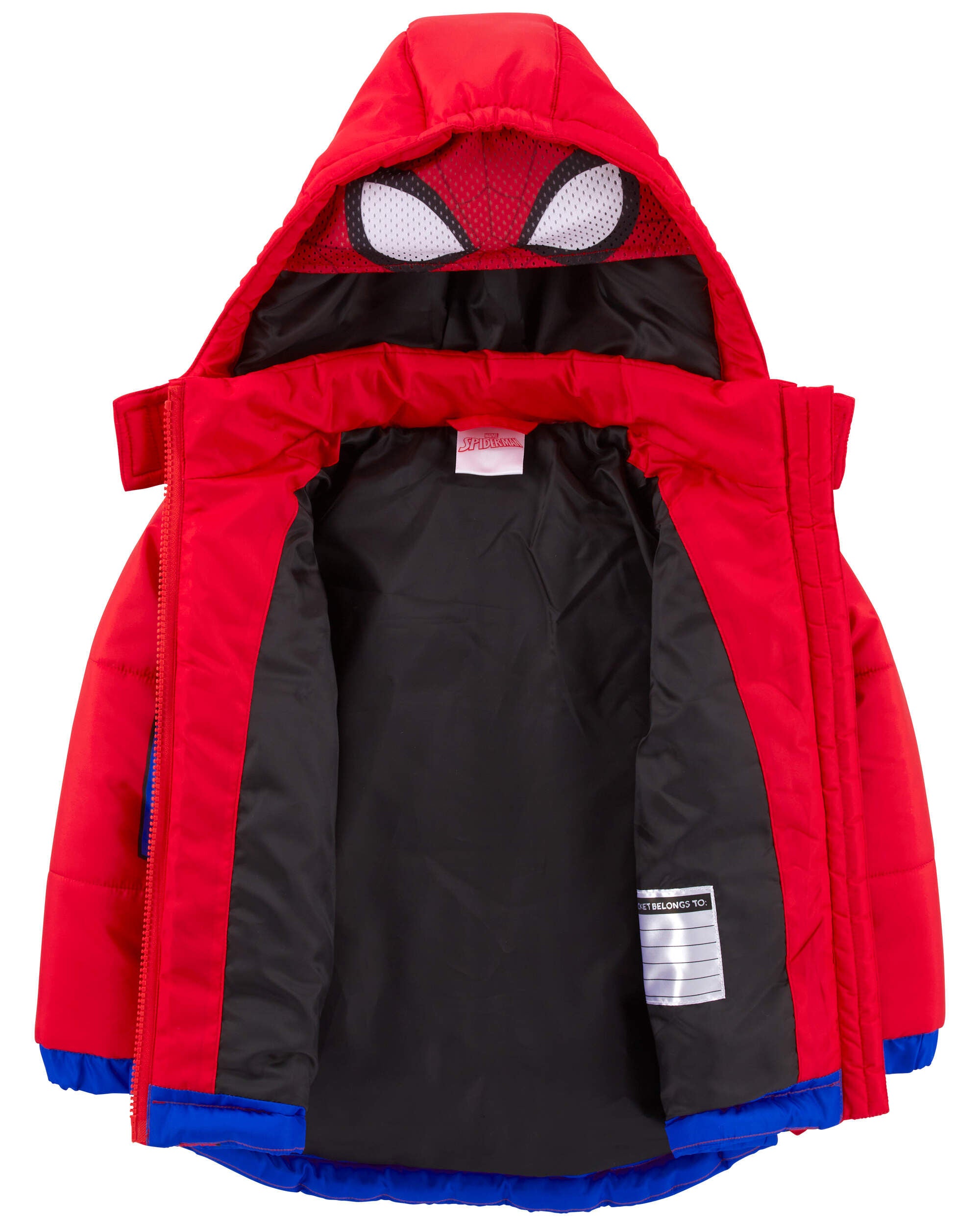 Spiderman coats for toddlers clearance