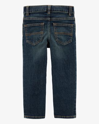 Product image 2 of Toddler Faded Dark Wash Straight-Leg Jeans