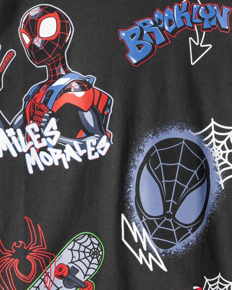 Product image 2 of Kid Marvel™ Spider-Man Miles Morales Short-Sleeve Graphic Tee - Black