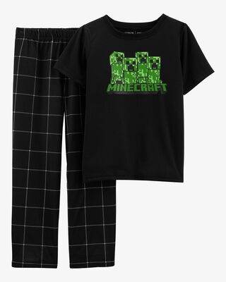 Product image 1 of Kid 2-Piece Minecraft® Loose Fit Pajamas