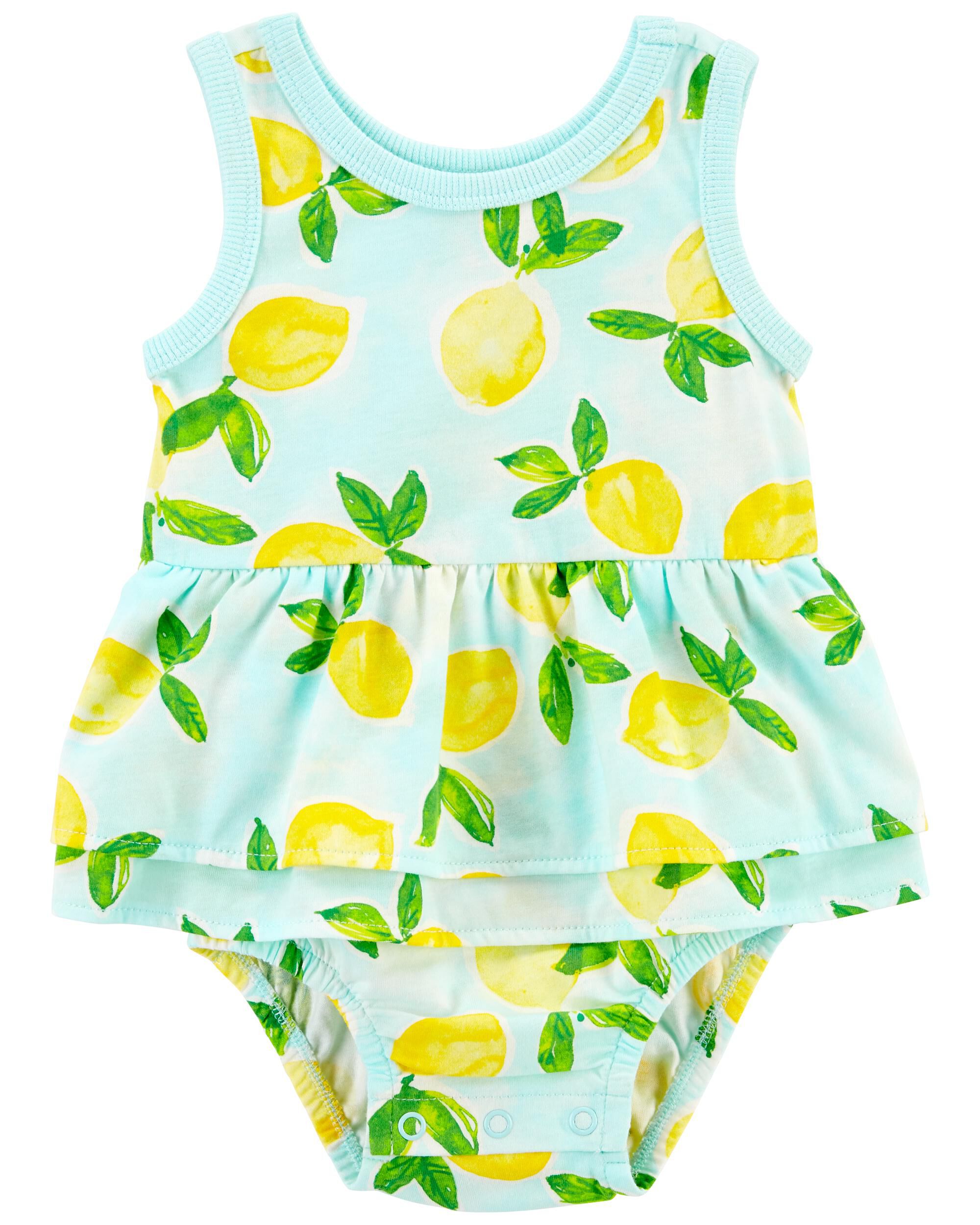 Baby Lemon Tank Bodysuit Dress Carter s Carter s
