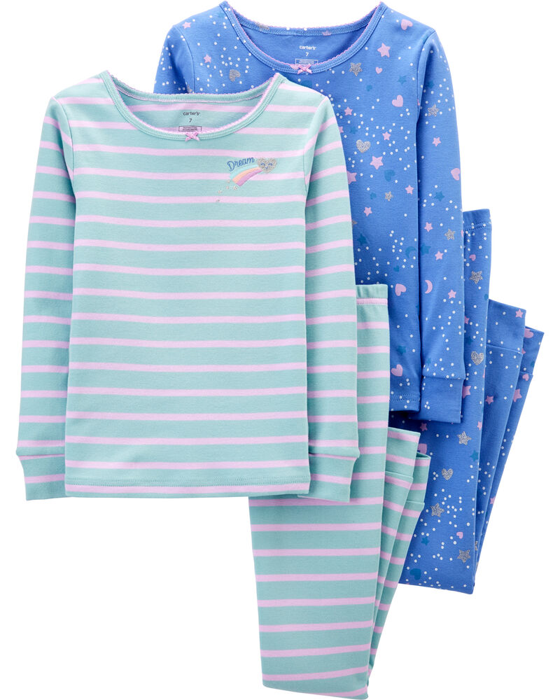 4 Piece 100 Snug Fit Cotton Pjs Carters Com