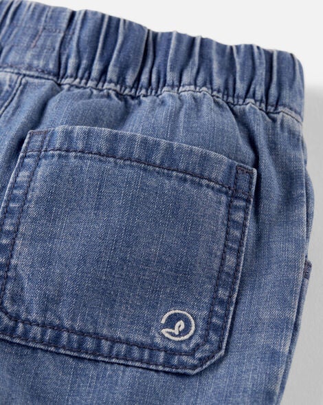  Product image 3 of Toddler Organic Cotton Chambray Shorts