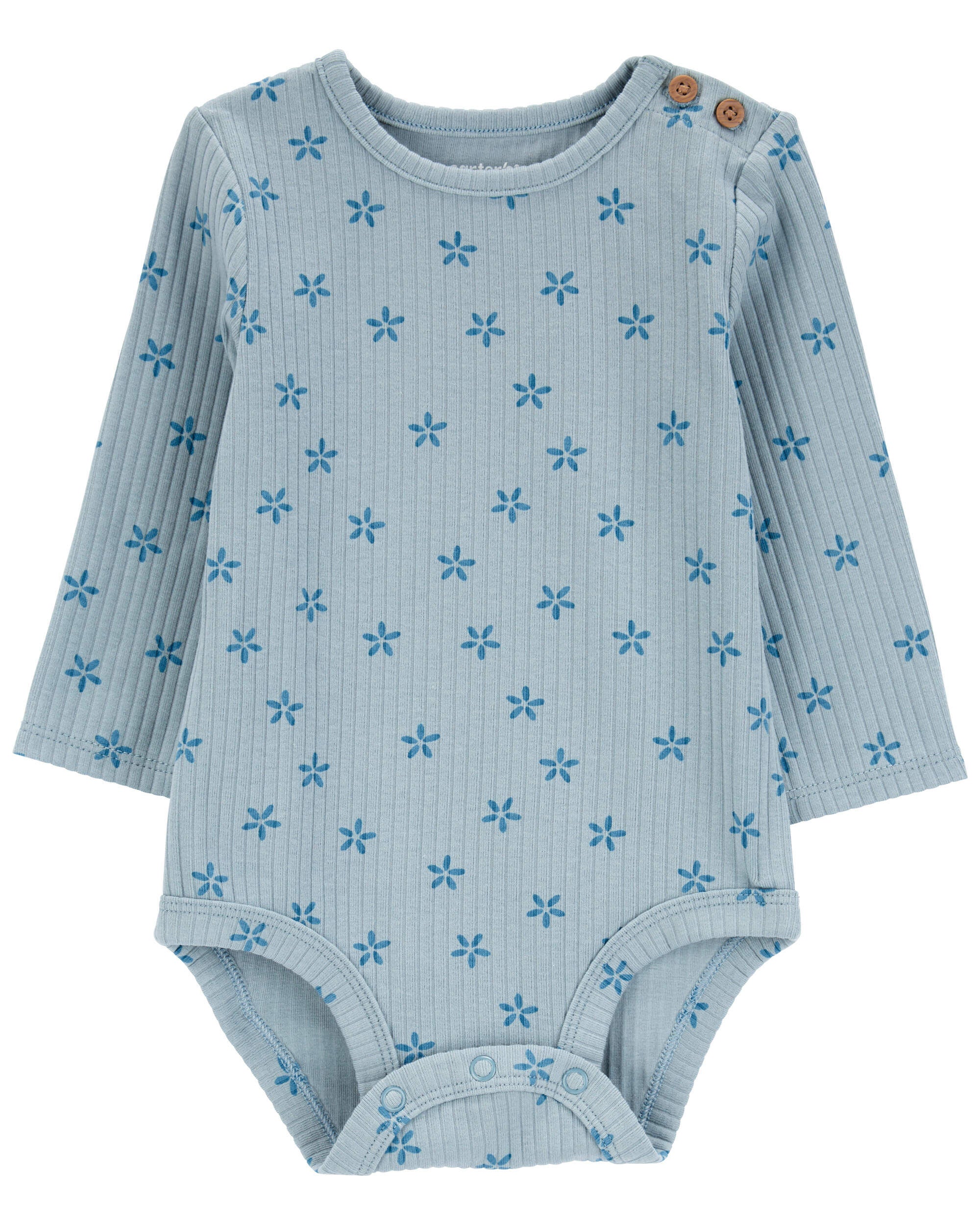 Baby So Stinkin' Cute Flutter-Sleeve Bodysuit - Blue Baby So Stinkin' Cute Flutter-Sleeve Bodysuit - Blue