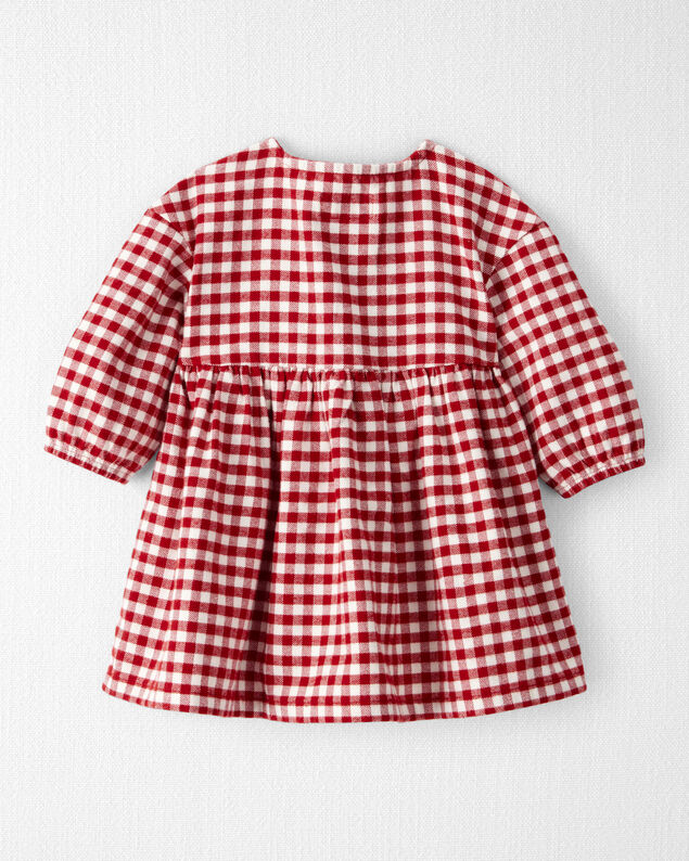 Product image 2 of Baby Girl Organic Cotton Flannel Dress