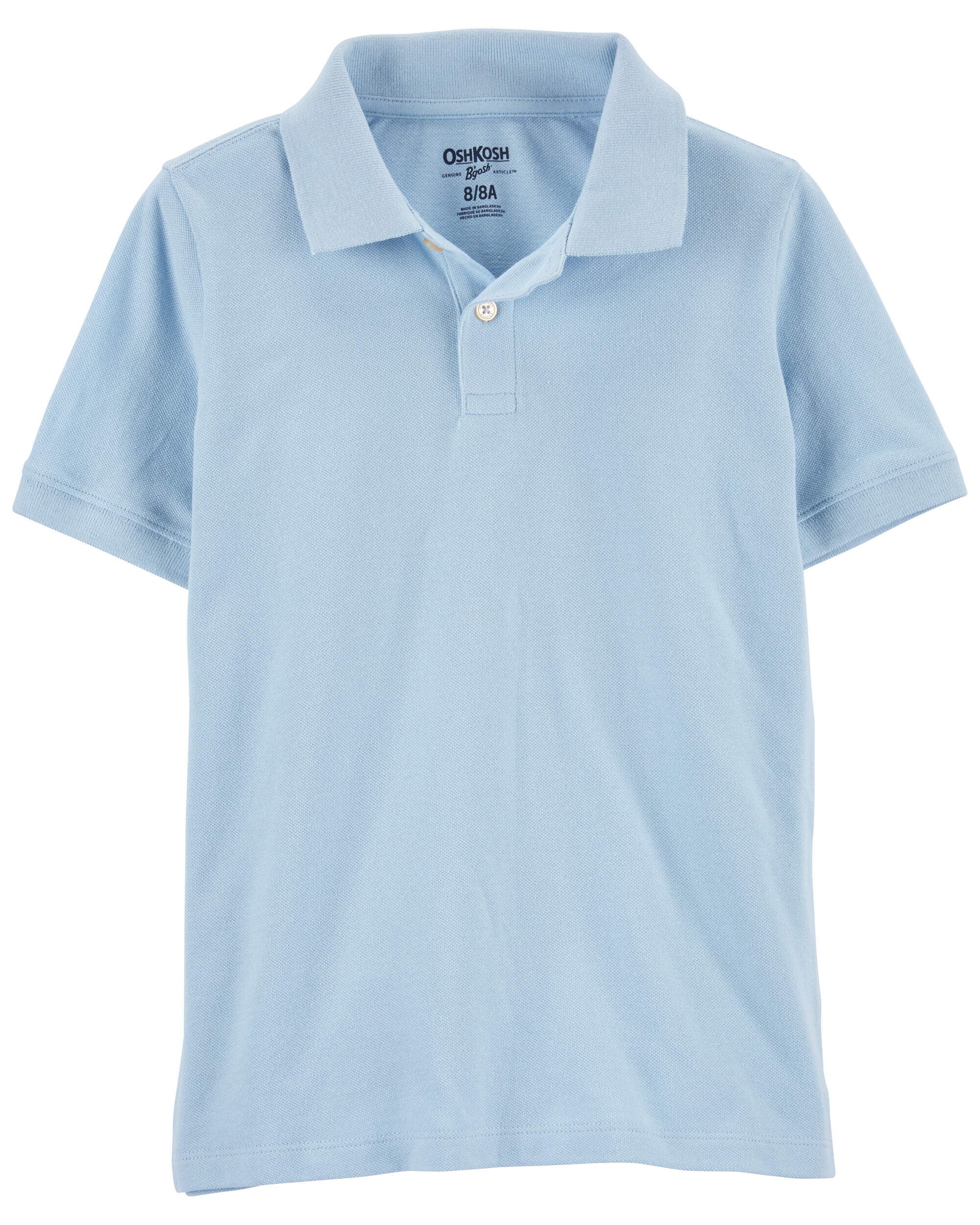 Toddler blue polo shirt best sale