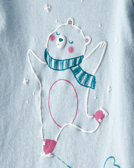 Toddler Girl Flower Bloom Long-Sleeve Graphic Tee - Pink