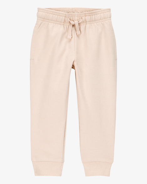 toddler pull-on drawstring joggers - khaki