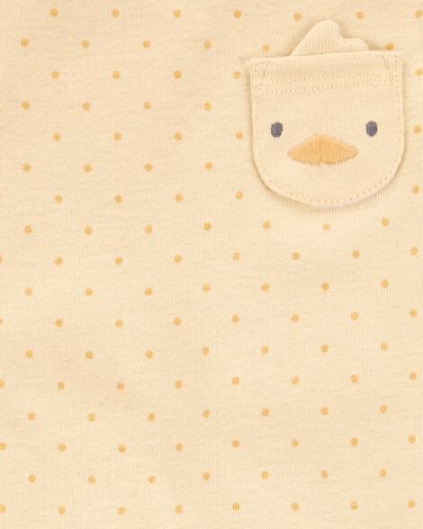 Product image 3 of Baby Girl 5-Pack Animal Short-Sleeve Cotton Bodysuits