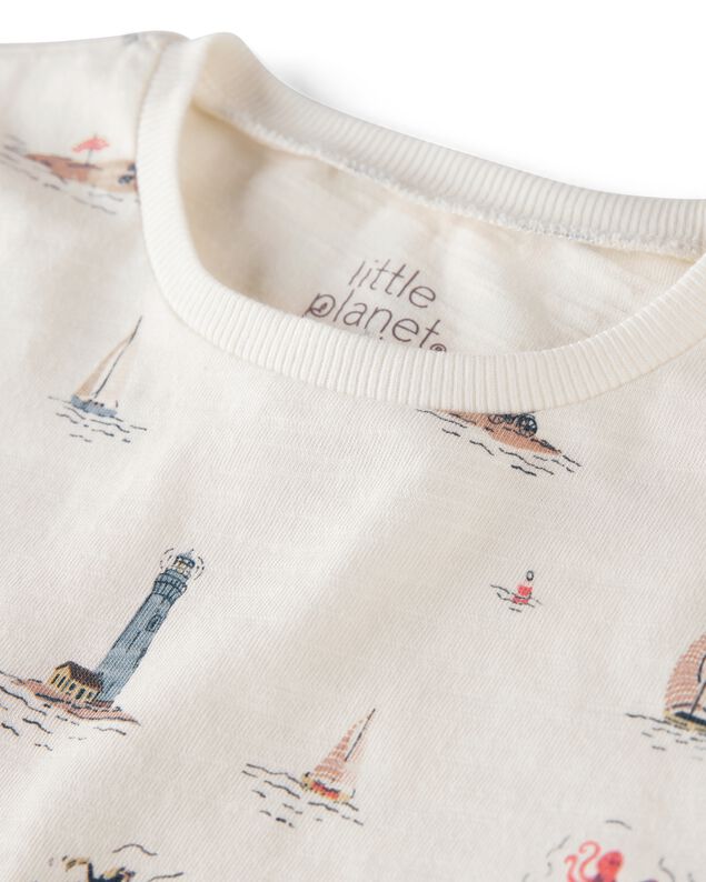 Product image 2 of Toddler 2-Pack Organic Cotton Coastal Knit Tees