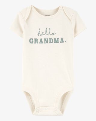 Product image 1 of Baby Hello Grandma Announcement Bodysuit
