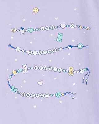 Product image 2 of Kid Friendship Bracelet Short-Sleeve Graphic Tee - Blue