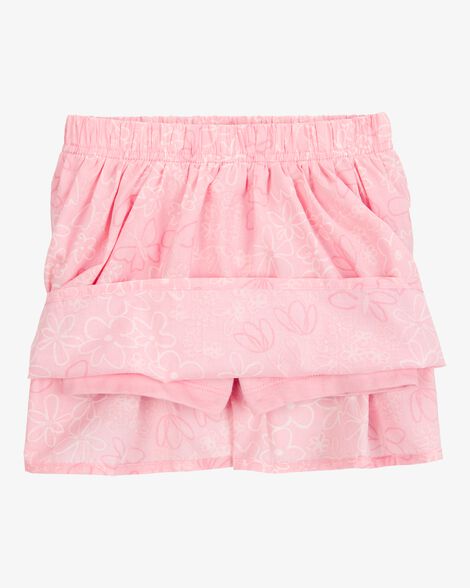  Product image 2 of Toddler 2-Piece Print Skort Set - Pink