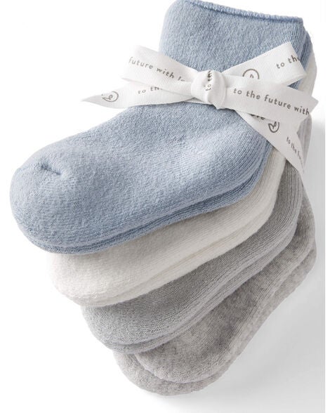  Product image 2 of Baby 4-Pack No Slip Socks