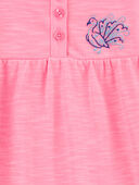 Pink/Navy - Toddler 2-Piece Peacock Loose Fit Pajamas, Selected