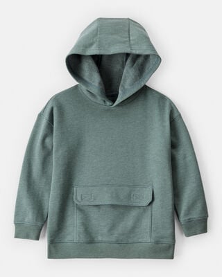 Toddler Boy DayDream Fleece Long-Sleeve Hoodie - Grey