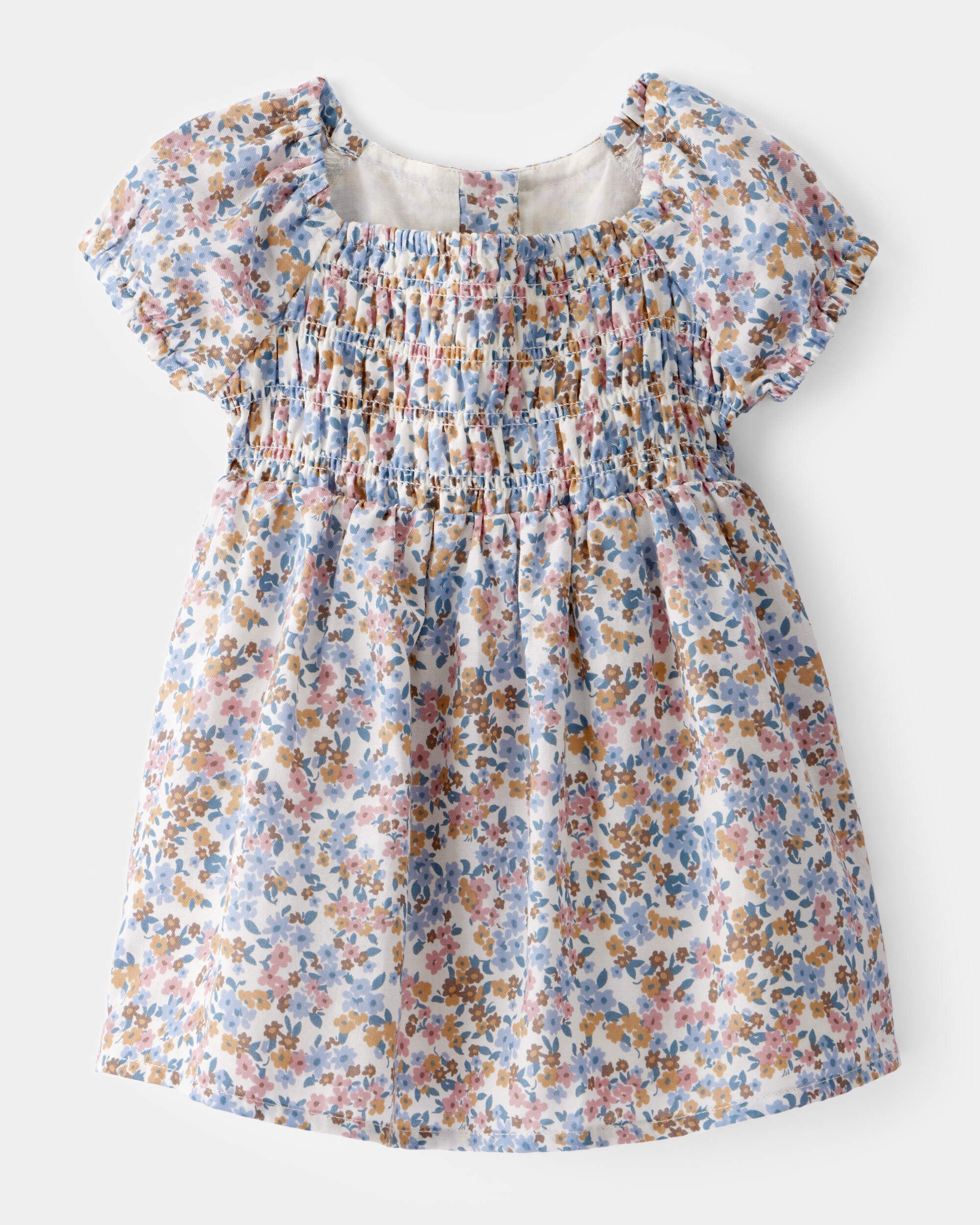 Baby Smocked Floral Print Dress - OshKosh | Carter's
