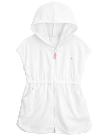 Baby Hooded Zip-Up Cover-Up