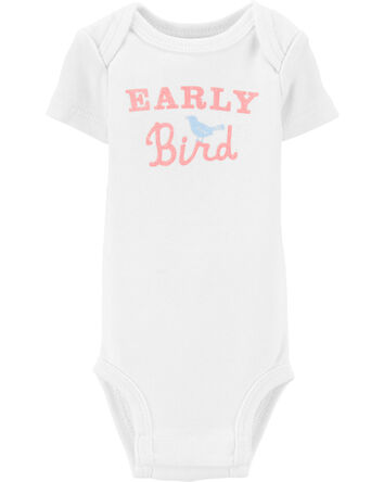 Baby Preemie Early Bird Bodysuit
