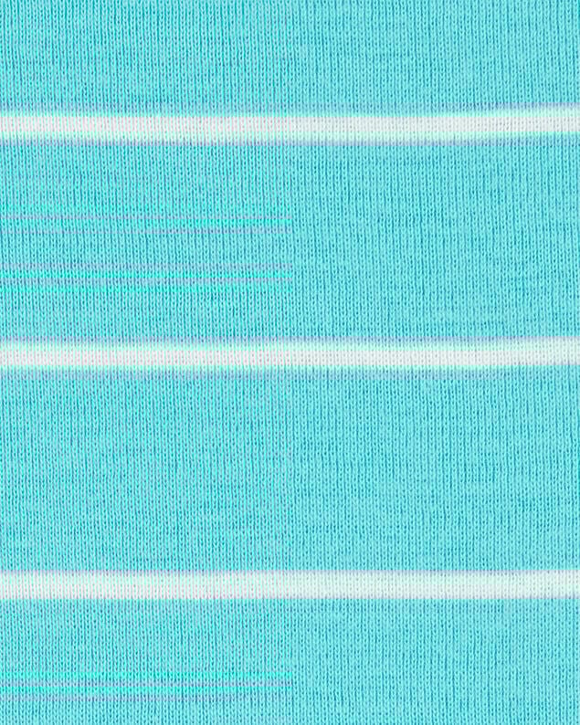 Product image 2 of Toddler Boy 2-Piece Striped Car 100% Snug Fit Cotton Pajamas - Blue/White