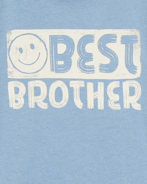  Product image 2 of Toddler Best Brother Short-Sleeve Graphic Tee - Blue