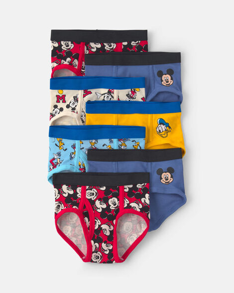 toddler boy 7-pack disney mickey mouse briefs