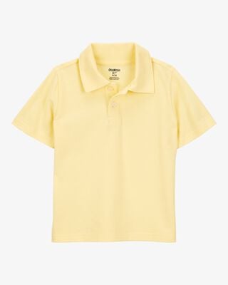 Toddler Pique Uniform Polo Shirt - Blue