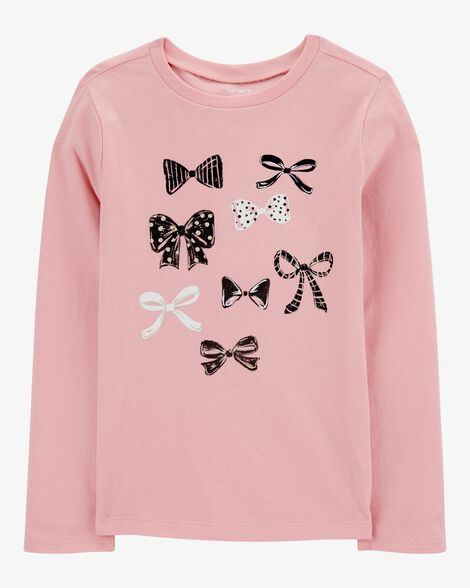  Product image 1 of Kid Bow Long-Sleeve Graphic Tee
