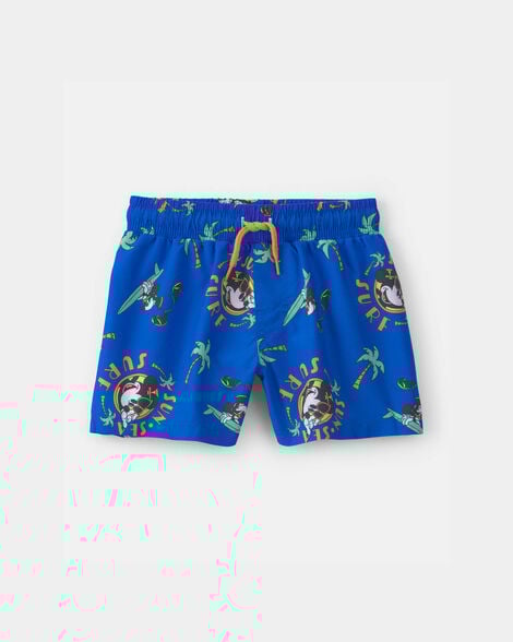 toddler boy disney© mickey mouse  swim trunks - blue