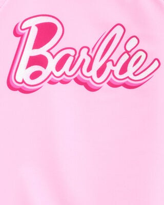 Product image 2 of Toddler Barbie™ 2-Piece Rashguard Swimsuit Set - Pink