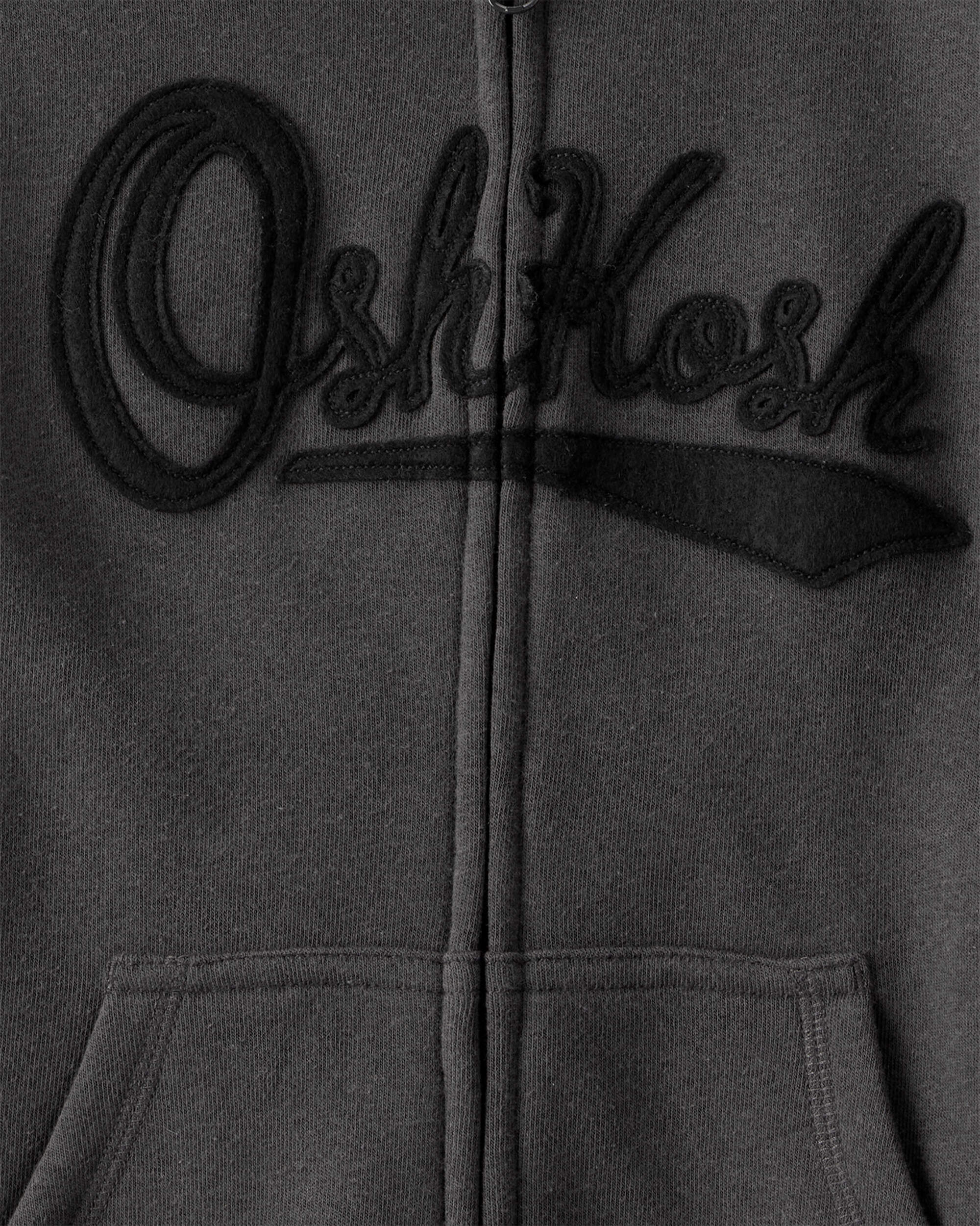 Boys OshKosh Fleece Logo Zip Jacket