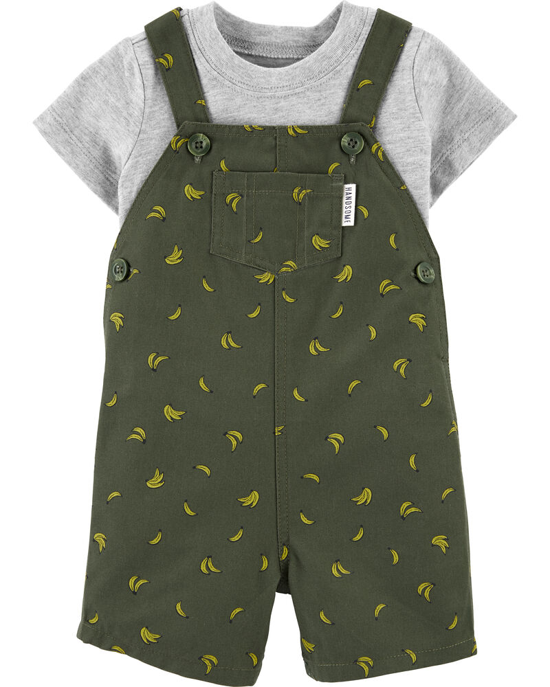 2 Piece Tee Banana Shortalls Set Carters Com