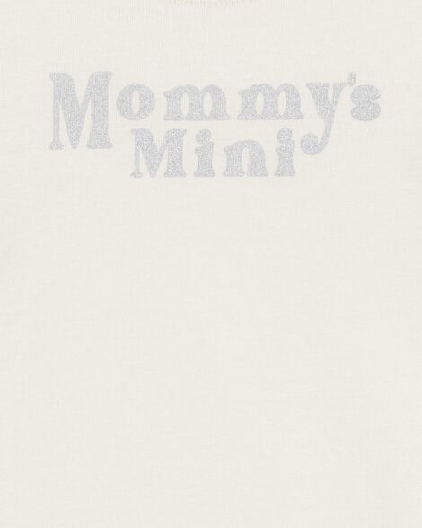  Product image 2 of Baby "Mommy's Mini" Short-Sleeve Bodysuit - Cream