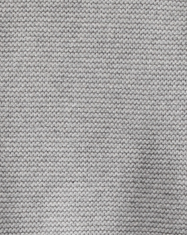 Product image 2 of Baby Organic Cotton Sweater Knit Overalls in Heather Grey