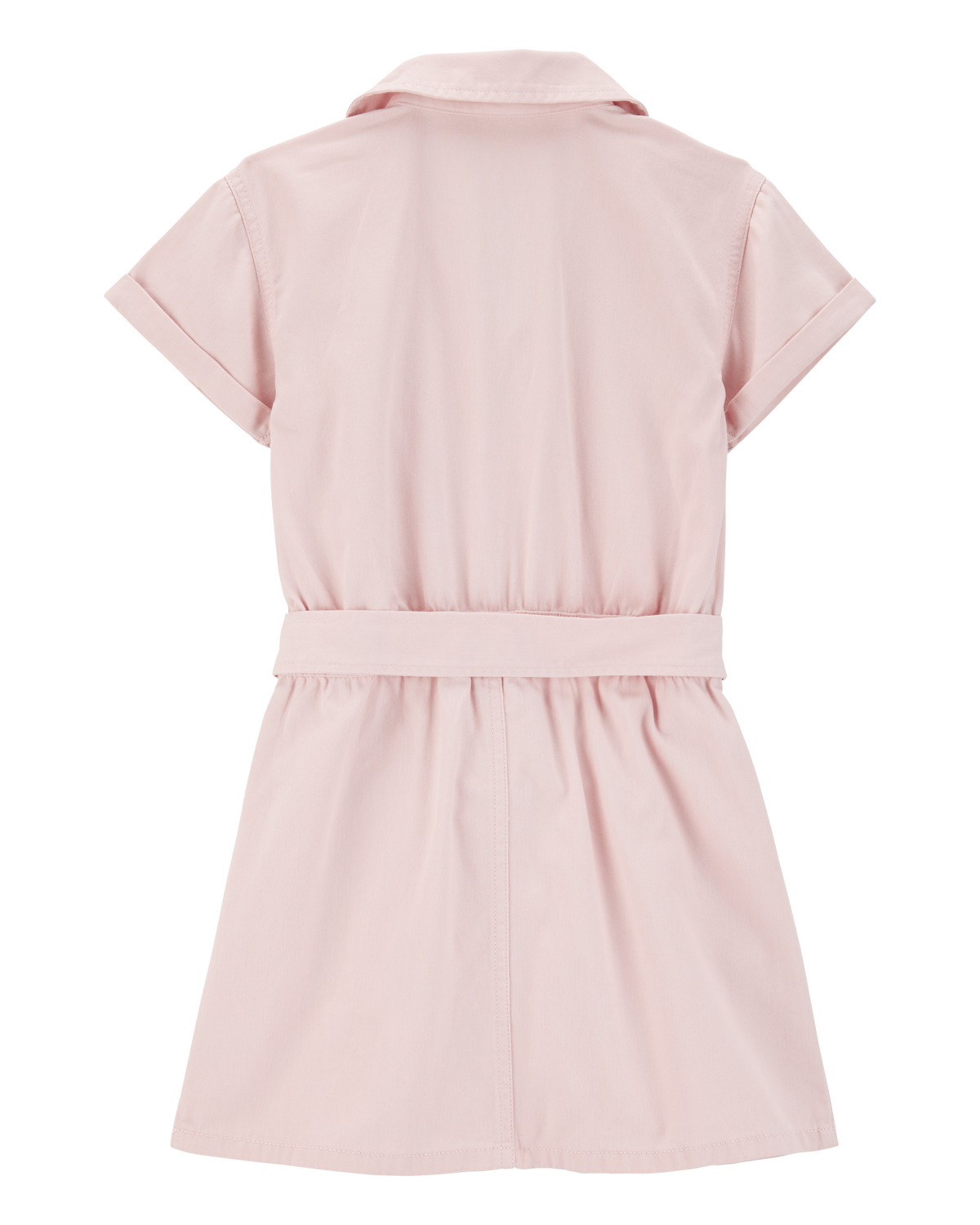 Kid Solid Short-Sleeve Dress - Pink - OshKosh | Carter's