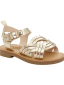 Gold - Toddler Metallic Sandals, Selected