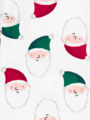 Tan Santa - Santa Fleece Nightgown Pajamas, Selected