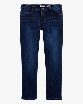 Product image 1 of Kid Dark Wash Plus-Fit Skinny-Leg Jeans