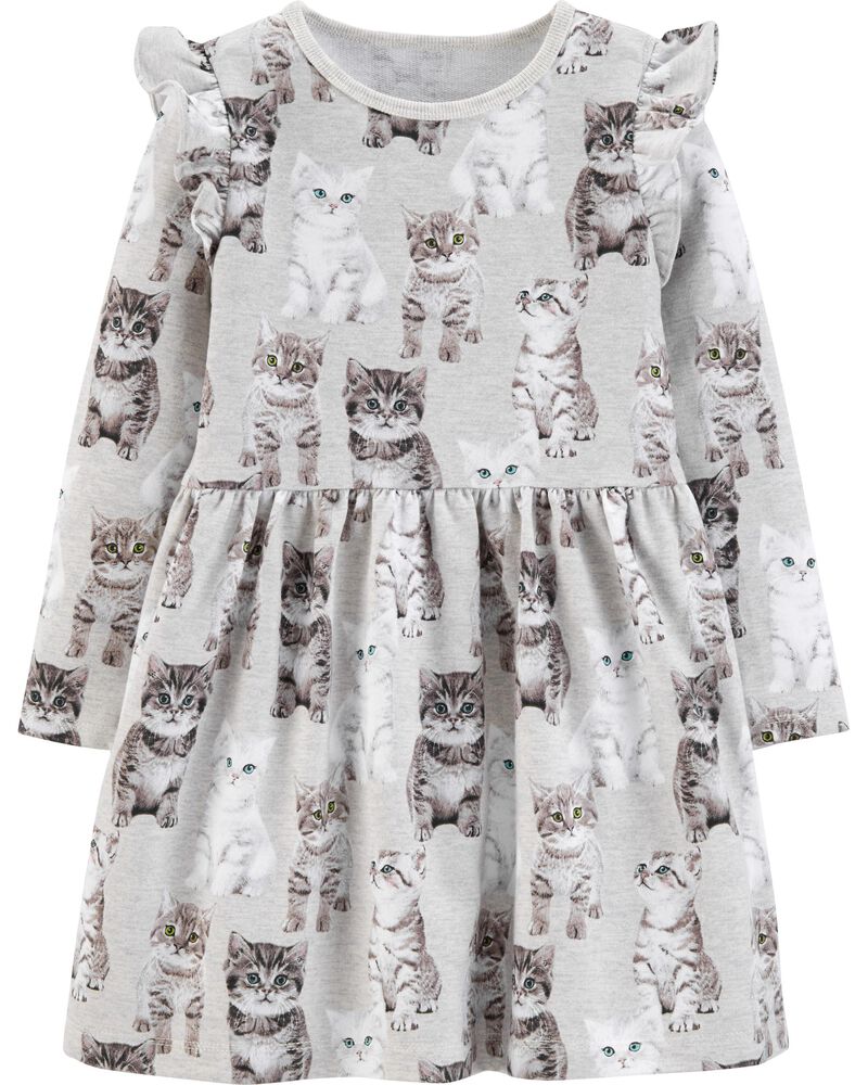 Cat French Terry Dress Carters Com