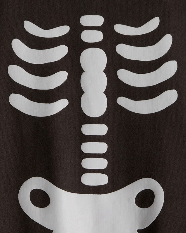 Product image 2 of Baby Skeleton Long-Sleeve Jumpsuit - Black