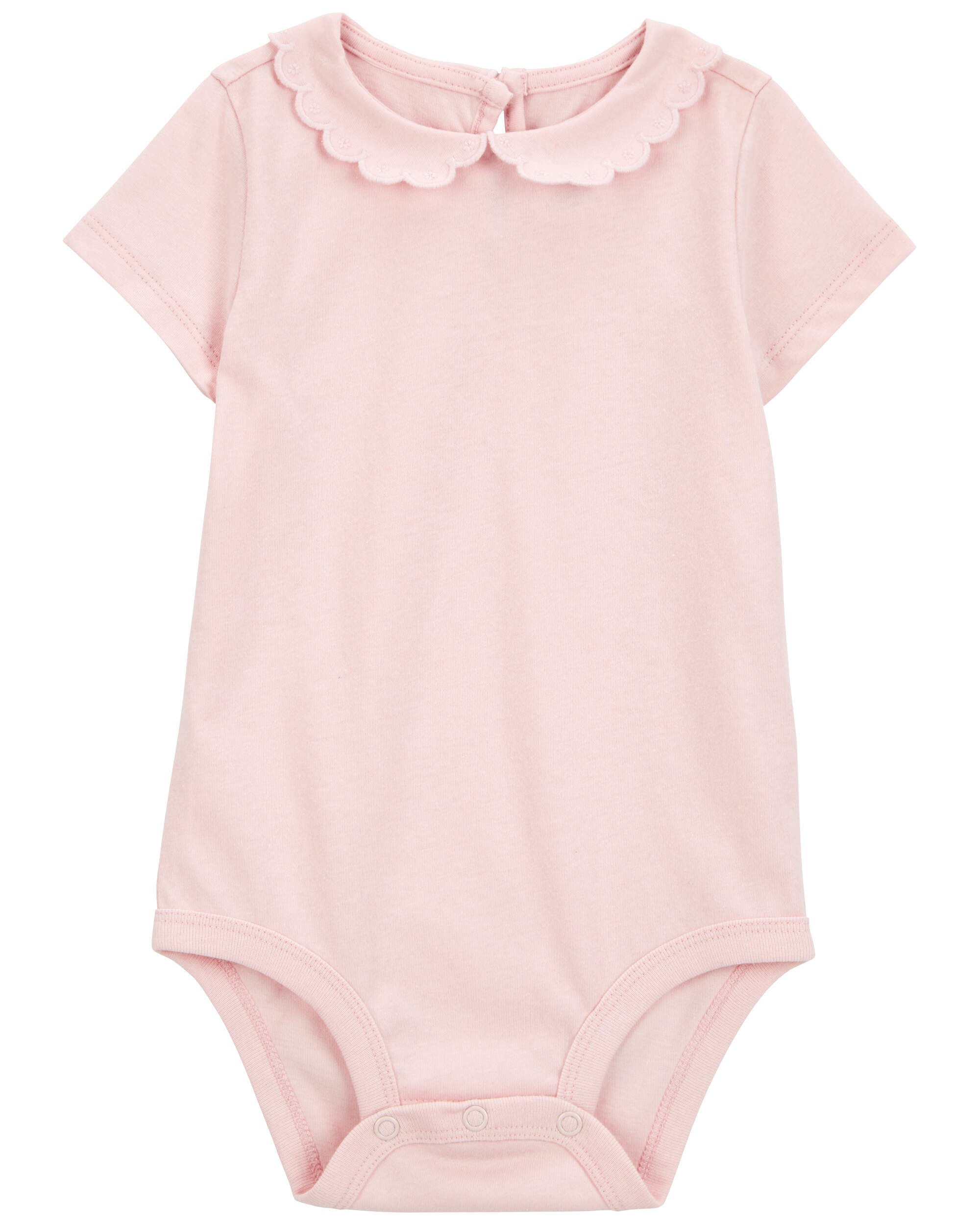 Baby Heart Knit Shortalls - Pink - OshKosh | Carter's