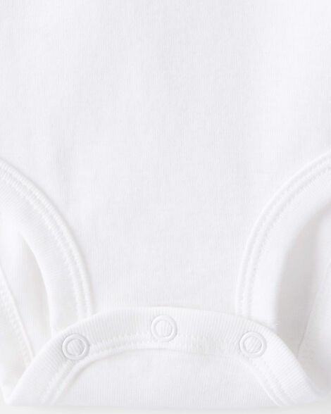  Product image 4 of Baby 4-Pack Long-Sleeve Bodysuits - White