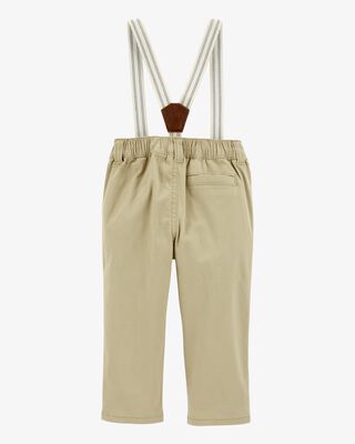Product image 2 of Baby Twill Suspender Pants